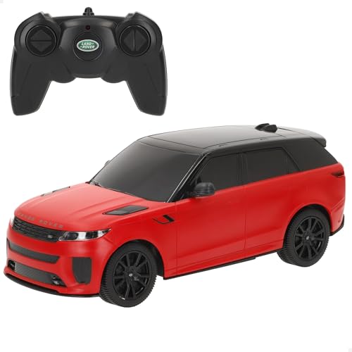 ColorBaby RASTAR Coche Teledirigido, Range Rover Sport SV, Escala 1:14, Réplica Oficial, Mando radiocontrol 2.4 GHz, Puertas abatibles, Color Surtido Blanco o Rojo, para niños Desde 6 años (41376)
