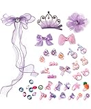 Kids Hair Accessories for Girls Little Girls Jewelry set with Jewelry Box Girl Princess Jewelry Acce