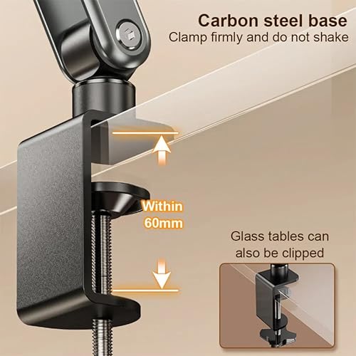 Image of Sunchhaya Transparent Acrylic 360 Rotating Reading Stand Adjustable Height Book Holder | Multi-Angle Ergonomic Desk Stand for Reading | Foldable Clear Book Stand for Study & Office (R87)