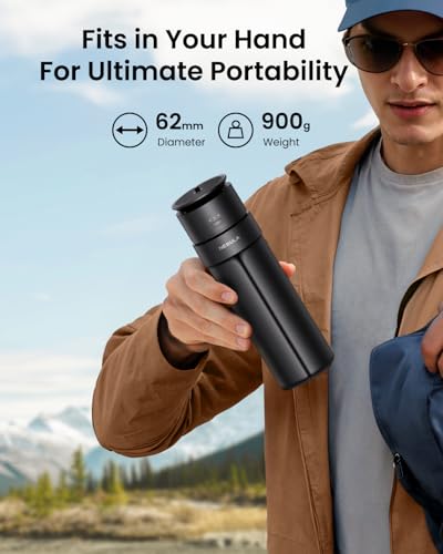 Image of NEBULA Capsule Power Bank Tripod, Up to 2H Built-in Battery, Adjustable Height from 215mm to 840mm, 0-90 Degree Adjustable Viewing Angle, 3s Easy Setup, for The Capsule Series (Only Tripod)