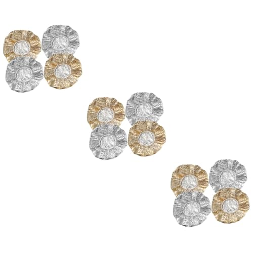 FRCOLOR 3sets Hair Coloring Hats Tinfoil Cap Heat Retention for Deep Conditioning Treatment 4pcs*3