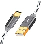 CableCreation USB Type C Cable, CableCreation 10ft Braided USB C to USB A Fast Cord, with 56K Ohm...