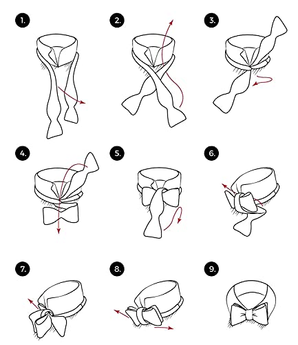 Image of DiBanGu Paisley Bow Ties for Men Silk Self Tied Bowtie and Pocket Square Cufflinks with Lapel Pin for Wedding Party