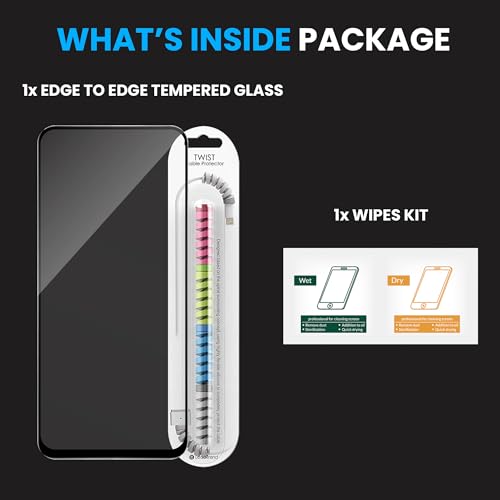 Image of ArmourPro Military Grade Gorilla Tempered Glass Screen Protector Compatible for Infinix Smart 10 5G with Edge to Edge Coverage, Cable Protector and Easy Installation kit (6.67 Inch)