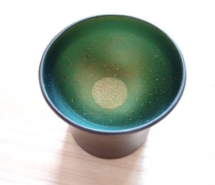 Amazon.co.jp: 宙cocoro 惑星緑 おちょこ 酒器 稀少 御猪口 : ホーム 
