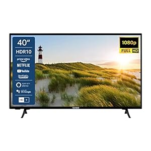 Telefunken XF40K550 40 Zoll Fernseher / Smart TV (Full HD, HDR 10, LED, Triple-Tuner, WLAN) – 6 Monate HD+ inklusive [2022]