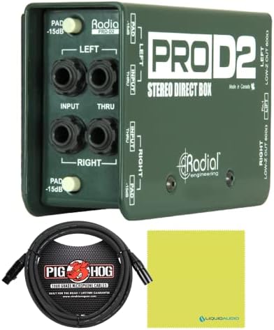 Amazon.com: Radial ProD2 Passive 2 Channel Direct Box : Musical Instruments