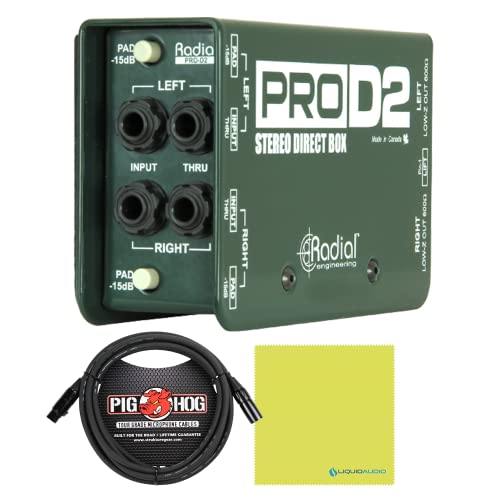 Radial Engineering ProD2 Passive Stereo DI Box Bundle