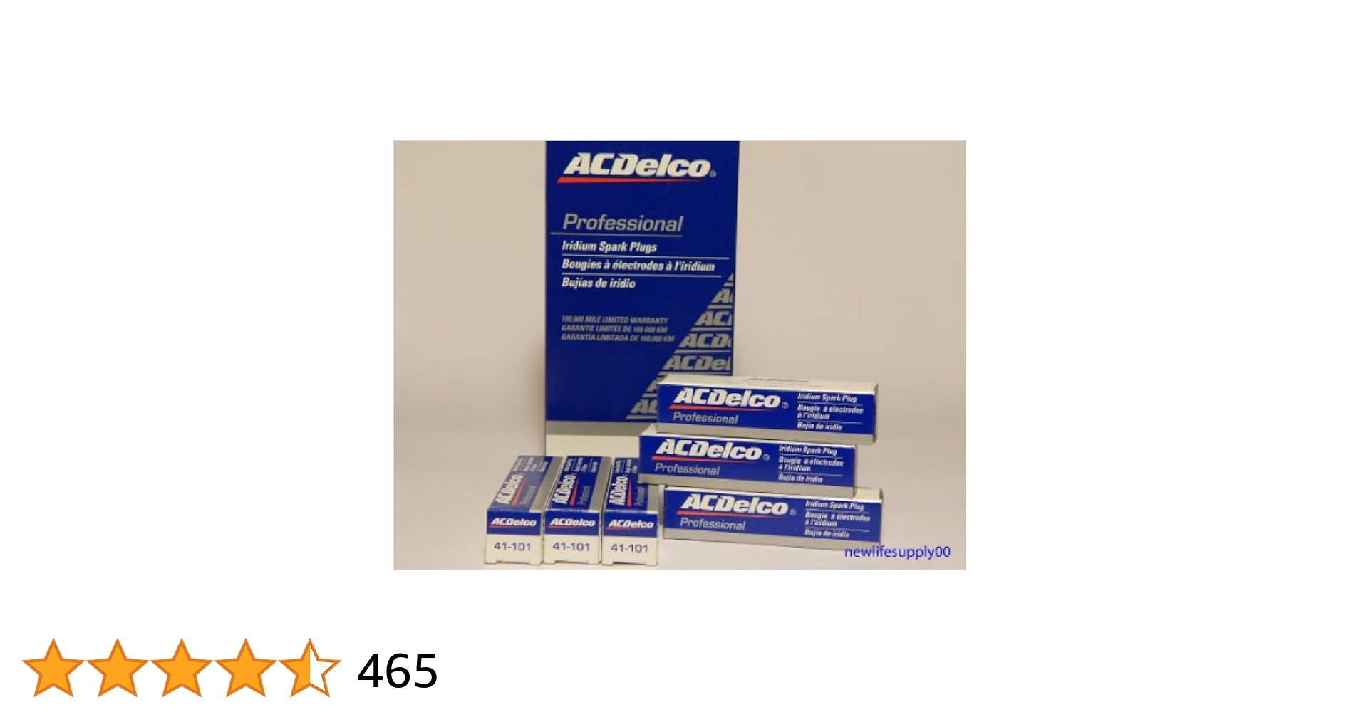 AC DELCO / AC デルコ スパークプラグ 41-101 41-101 ACDelco Iridium Spark Plug, 1-pk — Partsource