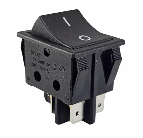 Pulsante A Bilanciere OFF/ON 4 Pin - Interruttore Per Tosaerba E Dispositivi Elettrici - Foto 4