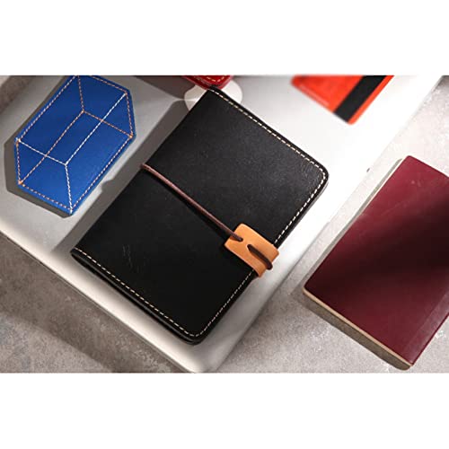 Women's Wallet Unisex Genuine Leather Passport Holder Vintage Handmade Cowhide ID Card/Bank Card3