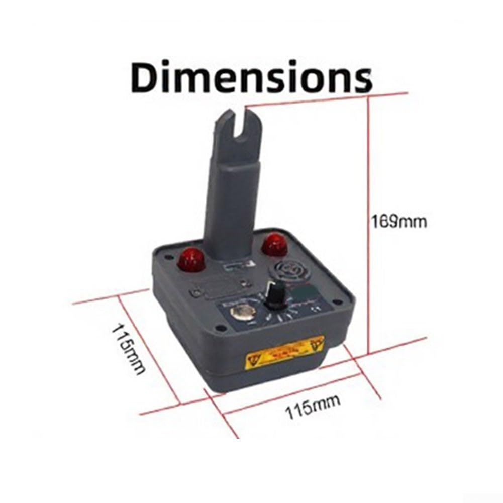 ES9080 Rilevatore ad alta tensione senza contatto 380V-550kV, tester impermeabile IP65 con allarme visivo acustico per tracciamento dei cavi e posizione dei guasti