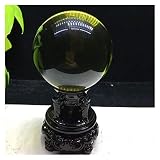 Boule de cristal Crystal Ball Feng Shui Divination Méditation de la boule de cristal, Feng Shui, poli à la main, boule de cristal, outils de rachat de la fortune Ornements en cristal pour la photograp