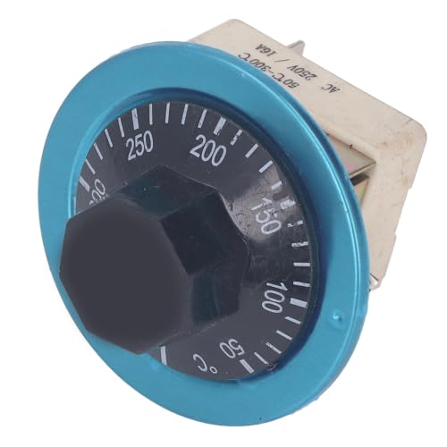 Mavaol Einstellbarer Thermostat, 50 °C 300 °C Temperaturregler, Keramik und Edelstahl, automatische Rückstellung, 250 V 16 A, für Elektroheizungen, Öfen, Fritteusen, Mavaol Einstellbarer Thermostat, 50 °C 300 °C Temperaturregler, Keramik und Edelstahl, automatische Rückstellung, 250 V 16 A, für Elektroheizungen, Öfen, Fritteusen,