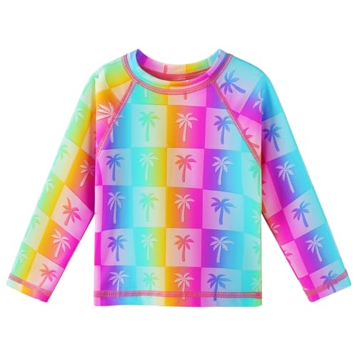 XFGIRLS Toddler Girls 2- Piece Swimsuit Rash Guard Shirt Sunsuit Quick-Dry2