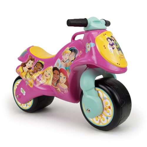 Moto Porteur Enfant 18 Mois à 3 Ans sans Pédales Bebe - Neox Disney Princesses Stable + Ergonomique Moto Draisiènne pour Fille 2 Ans Roues Larges +...