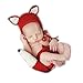 Produktbild Linberfor Fashion Neugeborene Jungen Mädchen Baby Kostüm Fotografie Requisiten Fuchsmütze mit Hose Outfits Set Orange