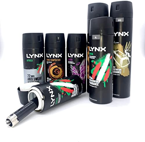 Lynx Deodorant Spray Safe Diversion Can or Stash Can valuables hiding Cans (Size Large 250ml (5 x 20)cm)