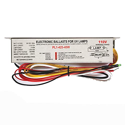 Balasto Electrónico PL1-425-40W 110V para Lámparas G36T5L miniatura 1