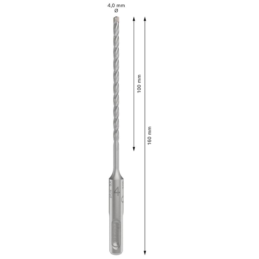Bosch Professional Accessories SDS-Plus-5X Kırıcı Delici Ucu, 4 * 160 mm, 1 Adet