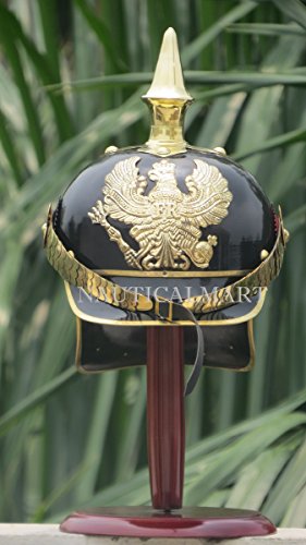 NAUTICALMART German Persian PICKLEHAUBE Helmet Wearable Officer's Helmet
