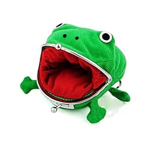 OMMO LEBEINDR kikker portemonnee, portemonnee, pluche kikker munttas, sleutelportemonnee creditcardhouder portemonnee…