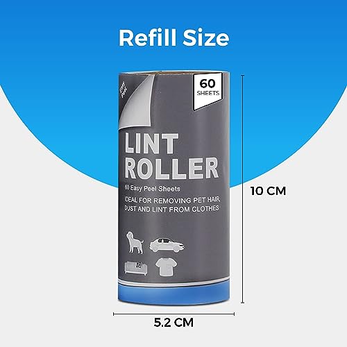 STERUN Lint Roller Refills Pack of 6 - 360 Sheets for Quickly Removing Dust and Hair from Clothes, Cars, Pets - Image 2