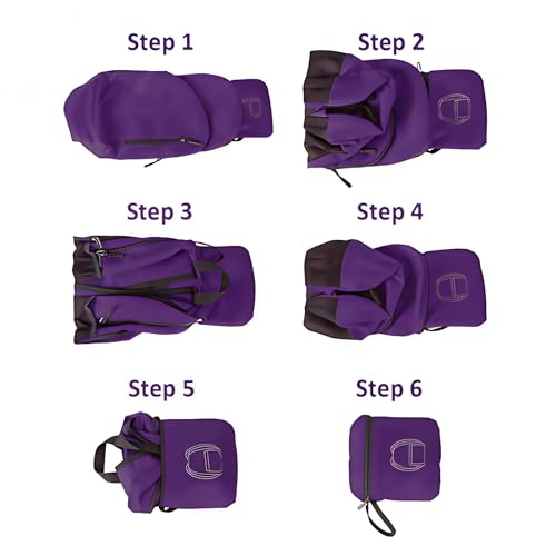 Mochila plegable liviana resistente al agua para senderismo miniatura 5