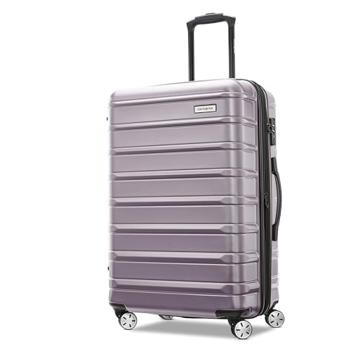 Image of Samsonite Omni 2 Hardside 2 Piece Set - Includes Carry-On & Medium Checked Suitcases - 360 Dual Spinner Wheels - Integrated TSA Lock & Expansion - Amazon Exclusive - ICY LILAC