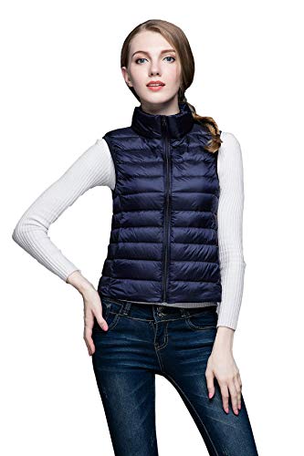 Camii Mia-Puffer-Vest-for-Women-Winter Vest Ultra Lightweight Down Packable Water Resistant Warm Zipper3
