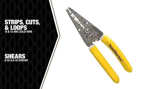 Image of Southwire Heavy Duty NM-B Romex Cable Wire Stripper /Cutter with Ergonomic Handles 12 AWG -14 AWG, rust proof (Pack of 5)