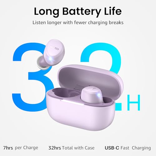 Image of TOZO A1 Wireless Earbuds Bluetooth 5.3 Light Weight in Ear IPX5 Waterproof Headphones 2 Mic for AI Calls, Immersive Premium Sound Bass Headset with Charging Case, 32 Presets EQ Customization via App