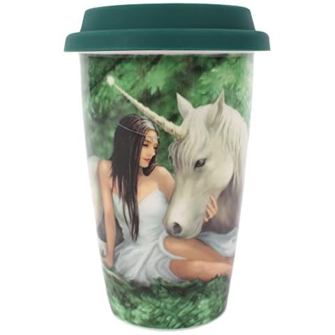Anne Stokes Pure Heart Ceramic Travel Mug Cover