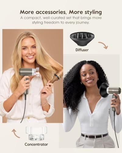 Image of slopehill Dual Voltage Travel Hair Dryer, Lightweight Ionic Blow Dryer