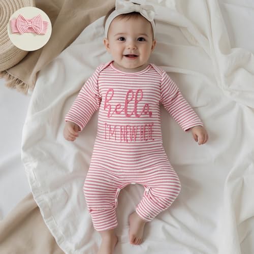 Little Sister Newborn Outfit Baby Girl Coming Home Romper One Piece Jumpsuit Onesie Cute Fall Winter Clothes2