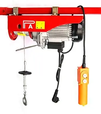 IND FIRST CHOICE Mini Electric Hoist For Material Handling, Single Phase 100% Copper Winding (PA+1200 6MM 30M)