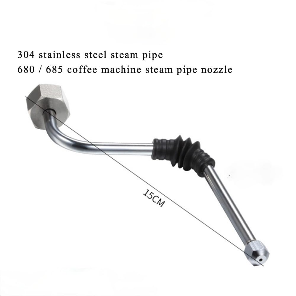 Tubo De Vapor De Leche For Cafetera Espresso Pars, Compatible Con Delonghi EC 680/685, Compatible Con Rancilio,Compatible Con Gaggia. Barra De Café Espresso Clásica.(2 Tips)