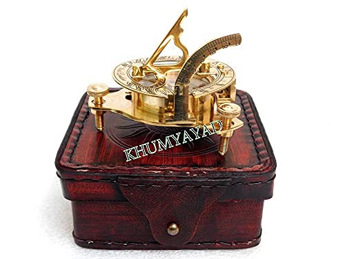 KHUMYAYAD Bussola nautica in ottone antico