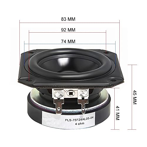 Altavoces de 3 pulgadas 4 ohmios para solucionar la falta de espacio en salones 7
