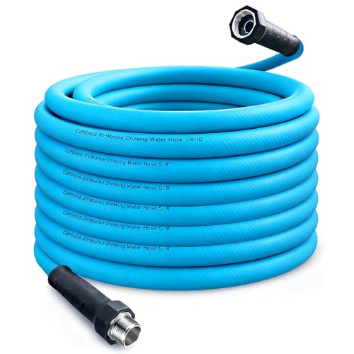 Image of Cupohus RV Water Hose 75FT, 5 /8 inch Extra Thick Wall Drinking Water Hose