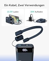 INIU 20000mAh Power Bank, Klein 22.5W Schnellladung Externe Handyakkus – Ansicht 5