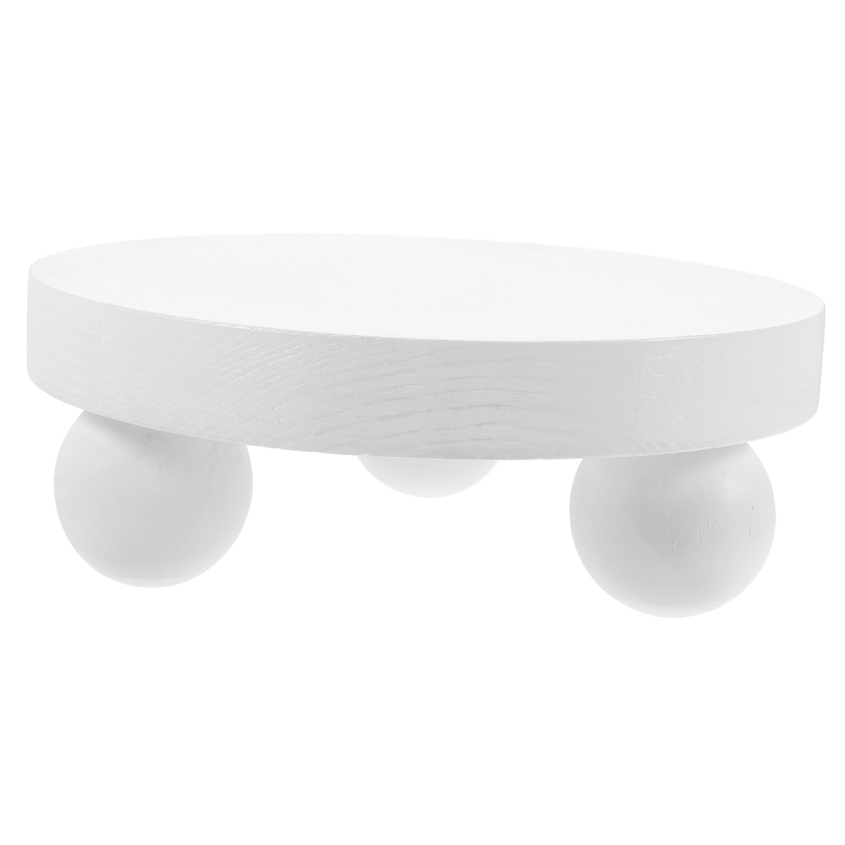 Hemobllo Tabouret De Photographie en Bois Poli À La Main Petit Tabouret Rond Décoratif pour Plantes pour Garçons Et Filles