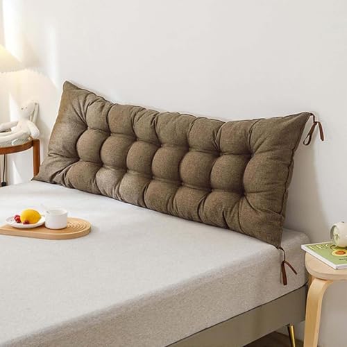 Oreiller compensé tête de lit : coussin de lecture confortable pour canapé tatami