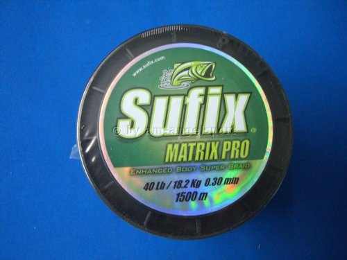 Sufix Matrix Pro 0,30 mm 18,2 kg 1500 m GREEN cuerda trenzada