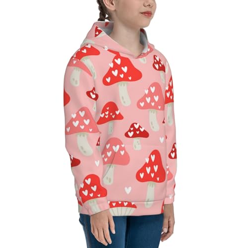 Cute Mushroom1 Kids Pullover Hoodies Boys Sweatshirts Girls Athletic Clothes with Pocket3