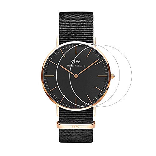 Zshion Screen Protector Compatible with Daniel Wellington 36mm,9H Hardness Tempered Glass Screen Protector for Daniel Wellington 36mm with Anti-Fingerprint Bubble-Free Crystal Clear (3 Pack)