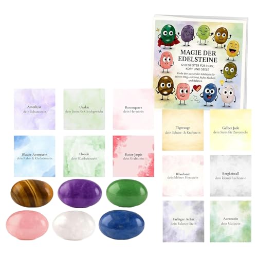 Zankie Piedras Positivas,12 Piezas Piedra Motivacional Portátil - Decoración Conmemorativa con Tarjeta para Fiestas Cumpleaños Graduación y Aula Escolar | Decoración para Fiestas de Cumpleaños