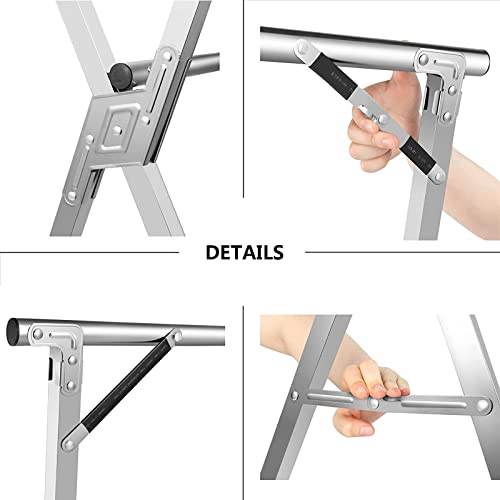 Étendoir à linge pliable rétractable et robuste avec installation gratuite - 4