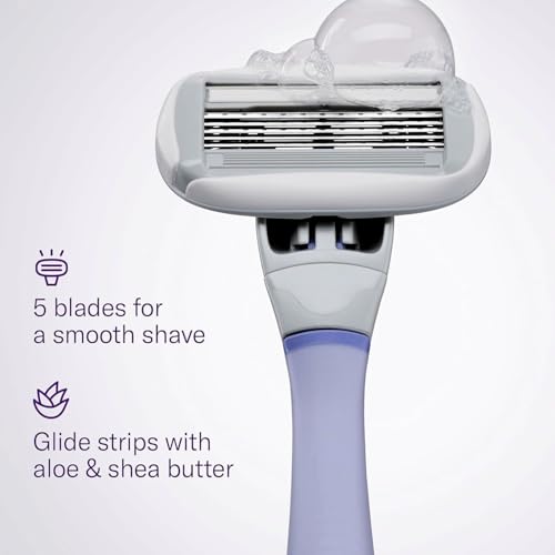 Flamingo Razors for Women - Razor Handle and Blade Refill - Lilac - image 2