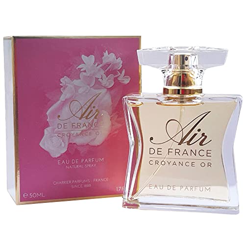 Charrier Parfums 'Air De France Croyance Or', Eau De Parfum Natural Spray, Rosa, Fruité, 50 Mililitro